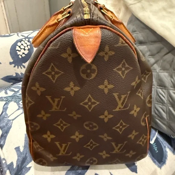 Louis Vuitton Brown Monogram Speedy 30 Vintage - Picture 3 of 15